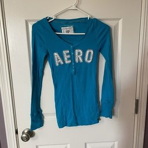 Aeropostale 2 graphic long sleeves